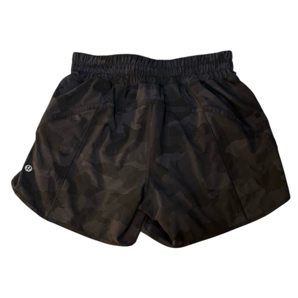 Lululemon Track That Short Size 6 inseam 5 in Formation Camo Deep Coal Multi - Picture 5 of 8